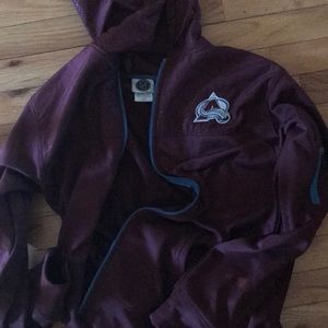 Colorado Avalanche zip up hoodie